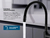 Griferia Para Cocina Mesada Monocomando Piazza Emblem Negro