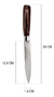 Cuchillo Slice Sakura 24cm Pro Stainless Acero Inoxidable - Tiendanext