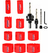 Set Juego Mecha Sierra Copa Bimetal 15 Piezas Emtop Maletin - Tiendanext