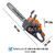 Motosierra Naftera Lusqtoff Gs5200 2.8hp 20 PuLG 52cc 2t - tienda online