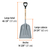 Pala Sanitaria Carbonera 117 Cm Truper Cabeza Plastica en internet