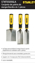 Set 3 Espatulas Llanas Para Borde Albañil Stanley Stht05896 - tienda online