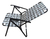 Reposera Plegable Alta Descansar Aluminio 5 Posiciones 100kg
