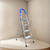 Banco Escalera Aluminio Reforzado Plegable 4 Escalones Ancho