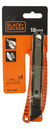 Imagen de Cutter Cuter Retractil Black Decker Hoja 18mm Plastico