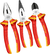 Set Juego Kit De Pinzas Alicate Aislado 1000v Wadfow Wps0633