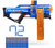 Pistola Lanza Dardo X-shot Insanity Mad Mega Barrel 72 Dardo - comprar online