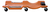 Camilla Carro Mecanico Lusqtoff 40 PuLG Plastica Reforzada - comprar online