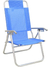 Imagen de Reposera Silla Alta Playa Aluminio 5 Pos Coversol Set X2 Un.