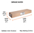 Imagen de Machete Estandar 18 PuLG 46 Cm Cacha Recta Remachada Truper