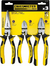 Set 3 Pinzas Crossmaster Juego Pinza Punta Alicate 9970876