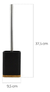 Cepillo Escobilla Limpia Inodoro Phoenix Black Polyresin en internet