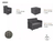Juego De Living Para Jardin Simil Rattan Sofa 2 Sillas Mesa