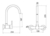 Griferia De Cocina Monocomando Pared Piazza Emblem 10013 en internet