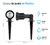 Estaca Con Luz Led Fria 5w Candela Pin-301 7380 400 Lumenes