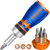Destornillador Con Crique 8 Puntas Integradas Wadfow Wss8608