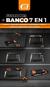 Imagen de Banco De Trabajo Plegable 150kg Mesa 7 En 1 Lusqtoff Btcl7-8