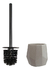 Cepillo Limpia Inodoro Ilhabela Gray De Poliresina Con Base - Tiendanext