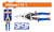 Tijera Aviacion Hojalatero Recto 250mm Wadfow Chapa Durlock - Tiendanext