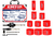 Set Juego Mecha Sierra Copa Bimetal 15 Piezas Emtop Maletin
