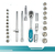 Kit Set De Tubos 1/2 PuLG Saca Bujias Barra T Total Cr-v X25 en internet