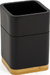 Vaso Porta Cepillo De Dientes Phoenix Black Polyresin