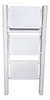 Escalera Plegable 3 Escalones Kld Base Antideslizante Acero - Tiendanext
