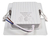 Plafon Embutible Led Fria 6w = 30w Cuadrado 360lm Candela - Tiendanext