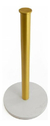 Porta Rollo De Cocina 32 Cm Base De Marmol Acero Inoxidable - comprar online
