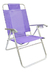 Reposera Silla Alta Playa Aluminio 5 Posiciones Coversol - Tiendanext