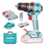 Taladro Percutor Atornillador Inalámbrico Brushless Total 20v Compacto, Potente Y Versátil Con Maletín 2 Baterías Cargador Ultra Rápido Y Accesorios