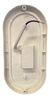 Plafon Blanco Tortuga Ovalada 18w Led Fria Exterior Candela - Tiendanext