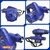 Soplador Aspirador De Hojas Wadfow Wab15601 600w 1600rpm - Tiendanext