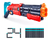 Escopeta Lanza Dardos Roja 20m + 24 Dardos X-shot Vigilante - comprar online