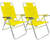 Reposera Silla Alta Playa Aluminio 5 Pos Coversol Set X2 Un. - tienda online
