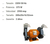 Amoladora Banco Afilador 1/2 Hp 375w 6 PuLG 150mm Lusqtoff