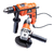 Amoladora Angular 750w + Taladro Percutor 550w Daewoo Combo