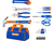 Set Kit Juego De Herramientas Wadfow 27 Piezas Con Bolso