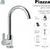 Griferia Cocina Monocomando Cromado Piazza Emblem 10017 - comprar online