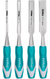 Set Juego De 4 Formones 25mm Cromo Vanadio Total Profesional