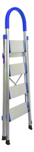 Imagen de Banco Escalera Aluminio Reforzado Plegable 4 Escalones Ancho