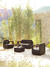 Juego De Living Para Jardin Simil Rattan Sofa 2 Sillas Mesa - comprar online