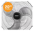 Ventilador De Pie 3 Velocidades 180° 130w 20 PuLG Peabody - tienda online