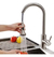 Griferia Cocina Monocomando Negro Piazza Rociador Extraible - Tiendanext