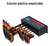 Set Juego 8 Llaves Allen Truper Pulgadas Mango T 100934 en internet