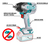 Llave De Impacto Inalambrica Brushless 1/2 PuLG Total 850nm en internet