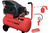 Compresor De Aire Portatil 25lts 2hp 115psi + Kit Aire 3 Pzs