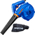 Soplador Aspirador De Hojas Wadfow Wab15601 600w 1600rpm