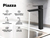 Griferia Monocomando Negro Lavatorio Alto Arq Piazza 10402ne - tienda online