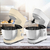 Batidora Planetaria 1000w 4 Lts Peabody 6 Vel Con Accesorios